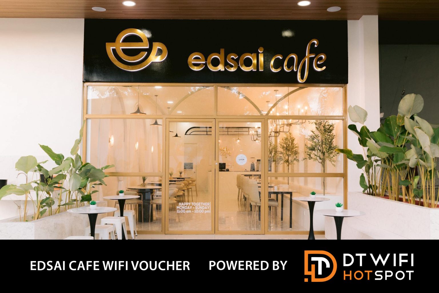 EDSAI CAFE wifi voucher is powered by DT WIFI Hotspot - Dynite IT Solutions